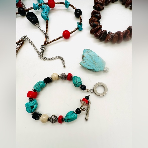 Southwestern Turquoise Jewelry lot - Picture 5 of 17